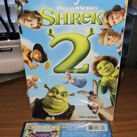 Shrek Original VHS and Shrek 2 DVD - Picture 4 of 4